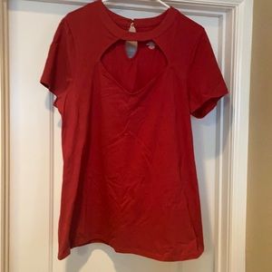 Torrid Size 2 Bright Maroon Tee